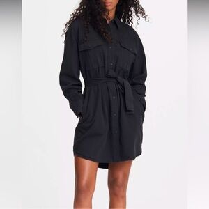 Rag & Bone Classic Black Shirt Dress